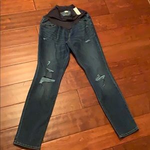 Old Navy Maternity Straight Leg Jeans, 0 short.